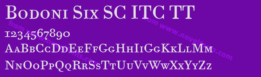 Bodoni Six SC ITC TTPreview