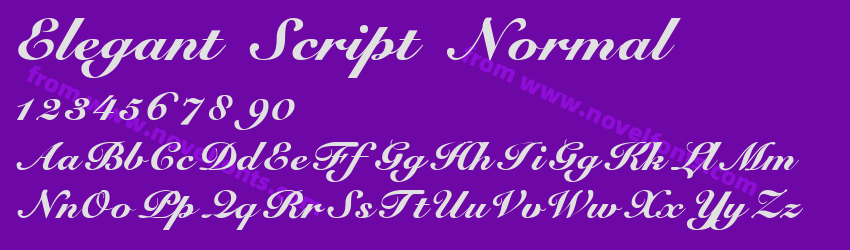 Elegant Script NormalPreview