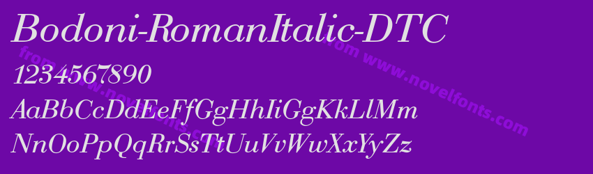 Bodoni-RomanItalic-DTCPreview