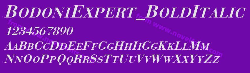 BodoniExpert_BoldItalicPreview