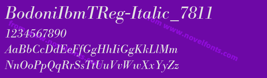 BodoniIbmTReg-Italic_7811Preview