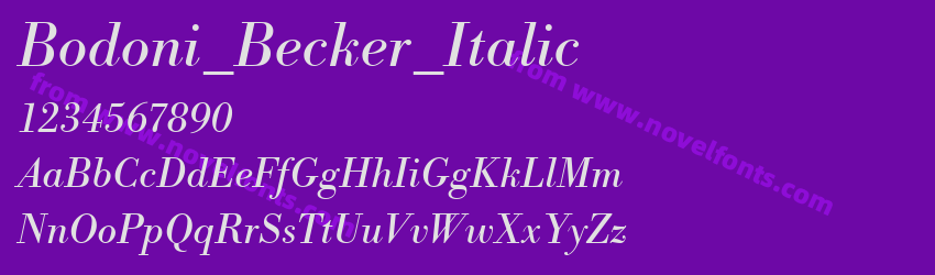 Bodoni_Becker_ItalicPreview