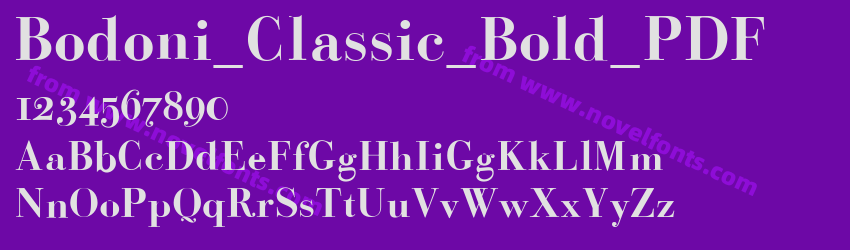 Bodoni_Classic_Bold_PDFPreview