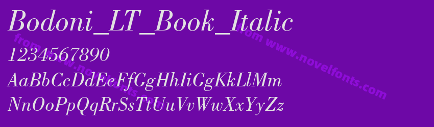 Bodoni_LT_Book_ItalicPreview