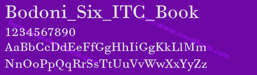 Bodoni_Six_ITC_BookPreview