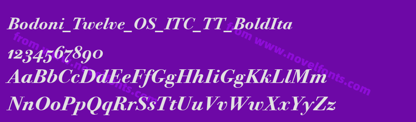 Bodoni_Twelve_OS_ITC_TT_BoldItaPreview