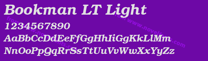 Bookman LT LightPreview