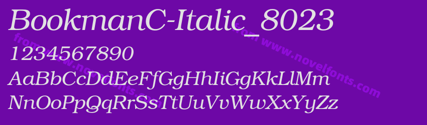 BookmanC-Italic_8023Preview