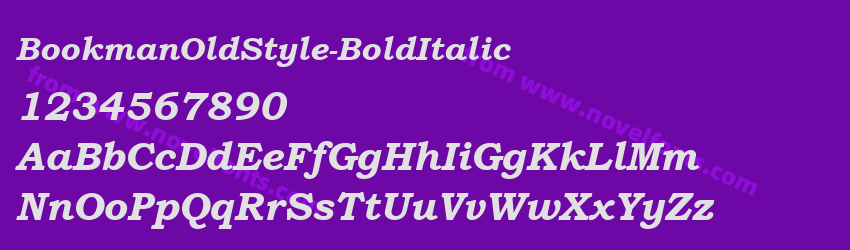 BookmanOldStyle-BoldItalicPreview