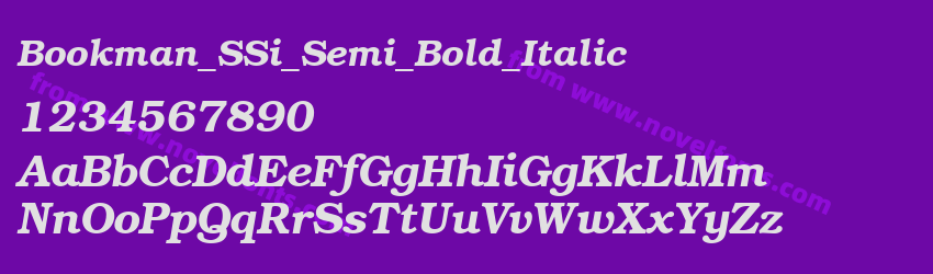 Bookman_SSi_Semi_Bold_ItalicPreview