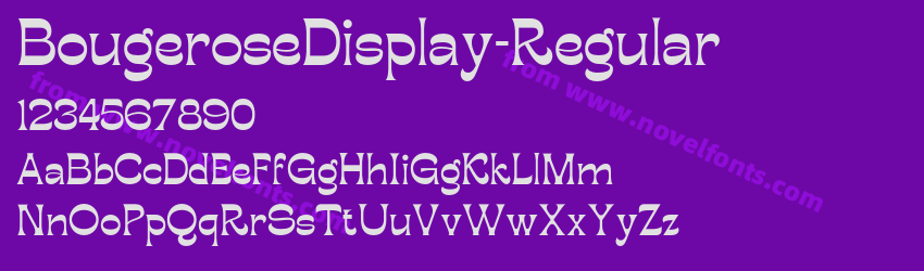 BougeroseDisplay-RegularPreview