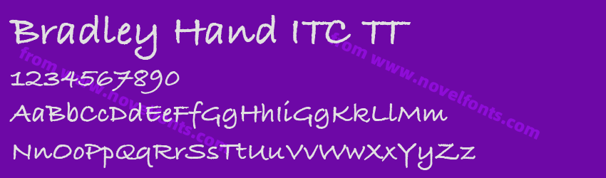 Bradley Hand ITC TTPreview