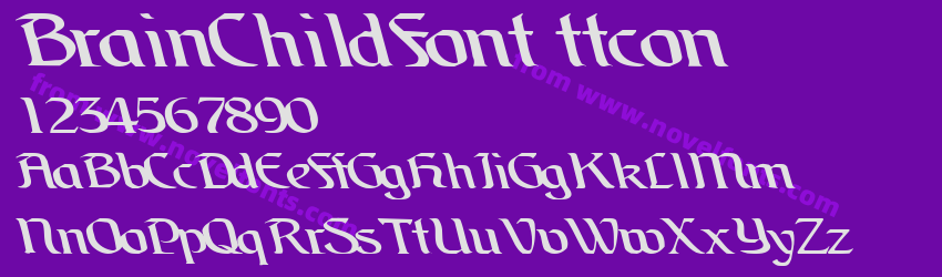 BrainChildFont ttconPreview