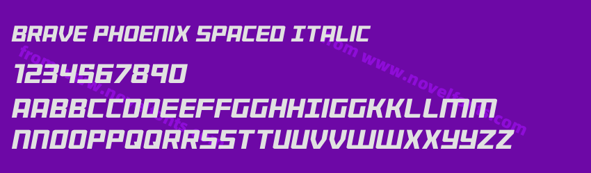 Brave Phoenix Spaced ItalicPreview