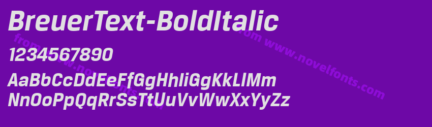 BreuerText-BoldItalicPreview