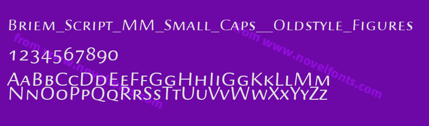 Briem_Script_MM_Small_Caps__Oldstyle_FiguresPreview