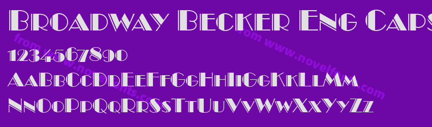 Broadway Becker Eng CapsPreview