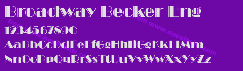 Broadway Becker EngPreview