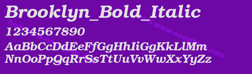 Brooklyn_Bold_ItalicPreview