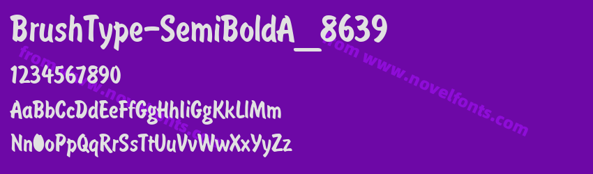 BrushType-SemiBoldA_8639Preview