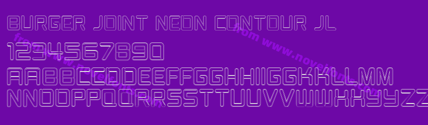 Burger Joint Neon Contour JLPreview Burger Joint Neon Contour JLPreview