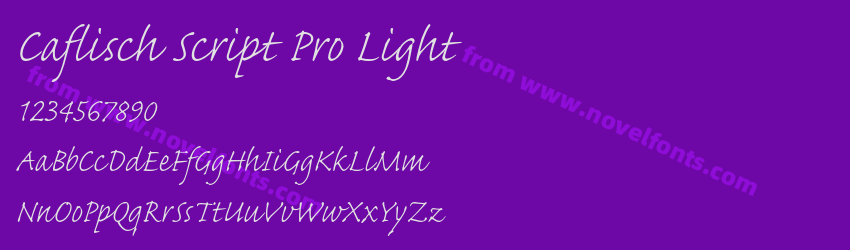 Caflisch Script Pro LightPreview