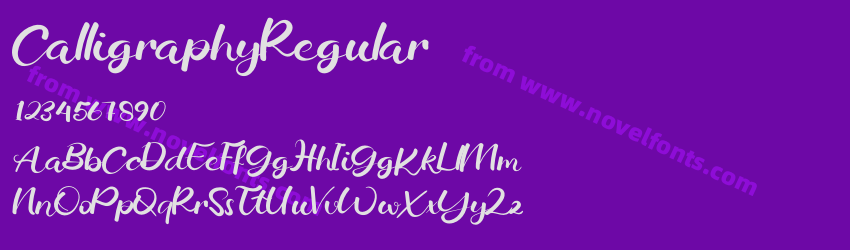 CalligraphyRegularPreview