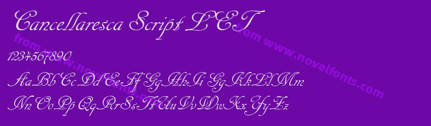 Cancellaresca Script LETPreview