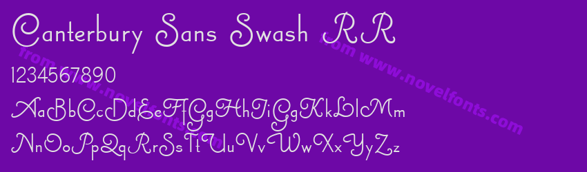 Canterbury Sans Swash RRPreview