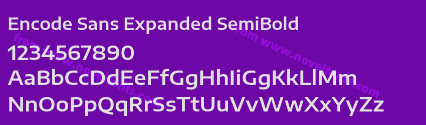 Encode Sans Expanded SemiBoldPreview