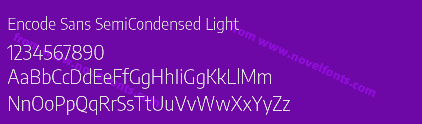 Encode Sans SemiCondensed LightPreview