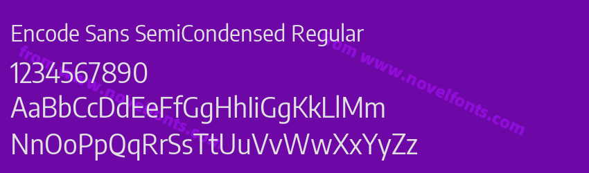 Encode Sans SemiCondensed RegularPreview