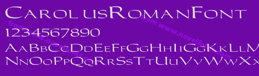 CarolusRomanFont ExPreview