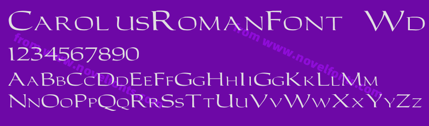 CarolusRomanFont WdPreview