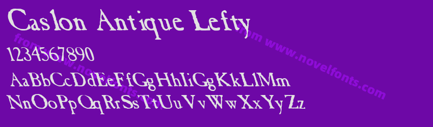 Caslon Antique LeftyPreview