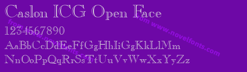 Caslon ICG Open FacePreview