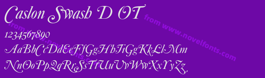 Caslon Swash D OTPreview