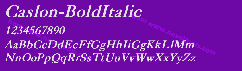 Caslon-BoldItalicPreview