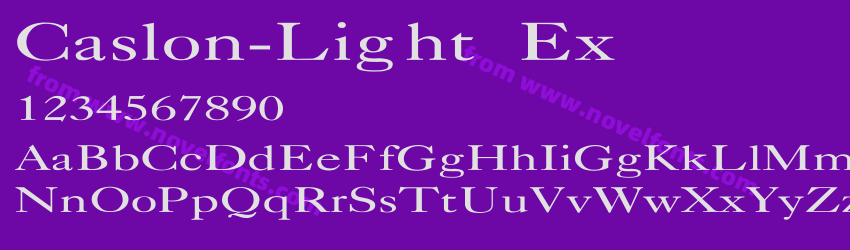 Caslon-Light ExPreview