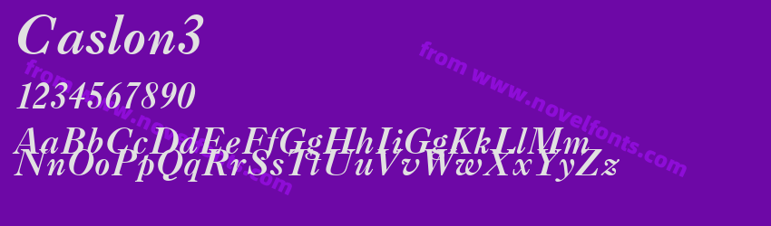 Caslon3Preview