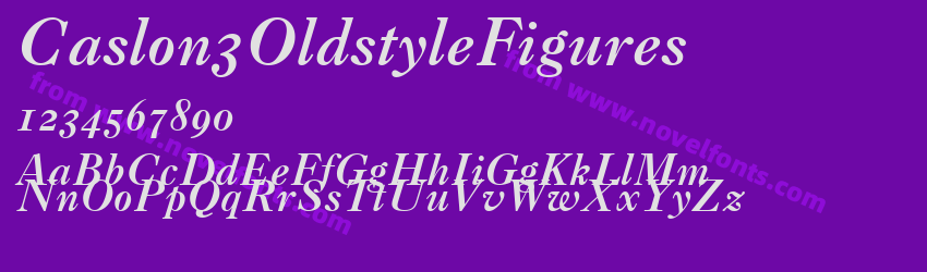 Caslon3OldstyleFiguresPreview