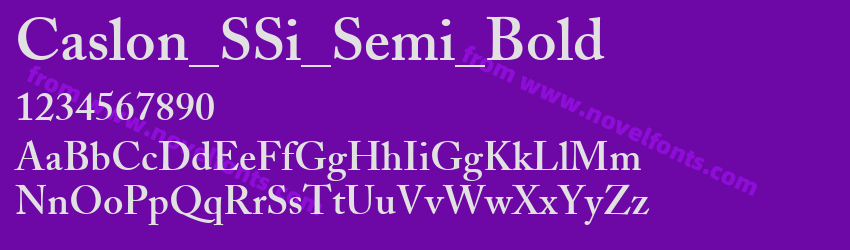 Caslon_SSi_Semi_BoldPreview