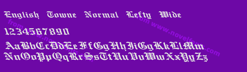 English Towne Normal Lefty WidePreview