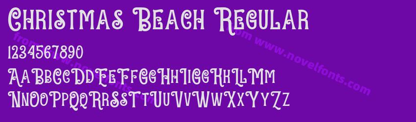 Christmas Beach RegularPreview