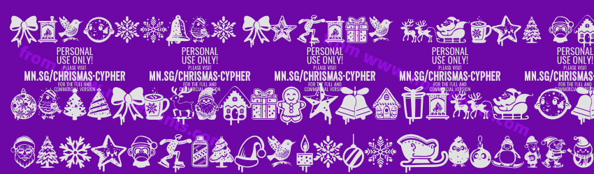 Christmas Cypher Icon PERSONAL RegularPreview