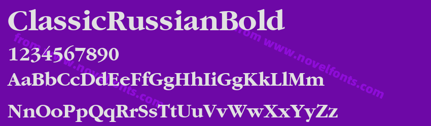 ClassicRussianBoldPreview