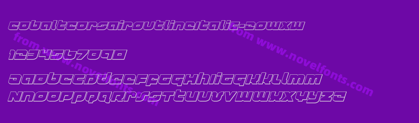 CobaltCorsairOutlineItalic-2OwxWPreview