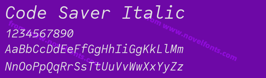 Code Saver ItalicPreview