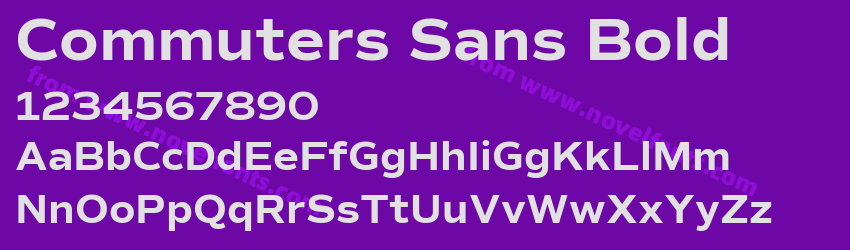 Commuters Sans BoldPreview