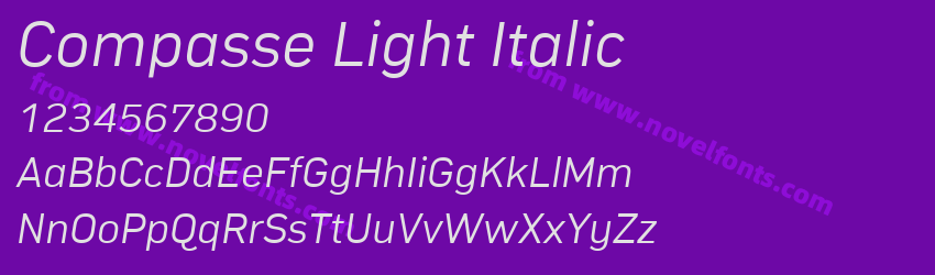 Compasse Light ItalicPreview